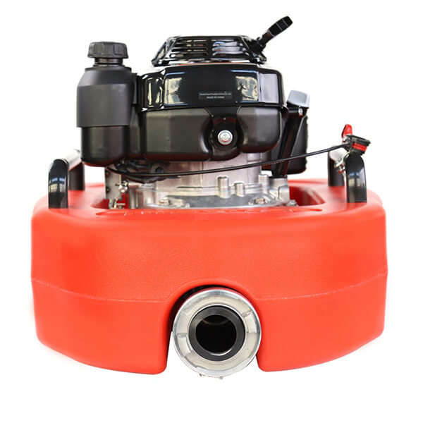 FTQ3.0-8 enkeltcylindret bærbar benzin flydende brandslukningsvandpumpe